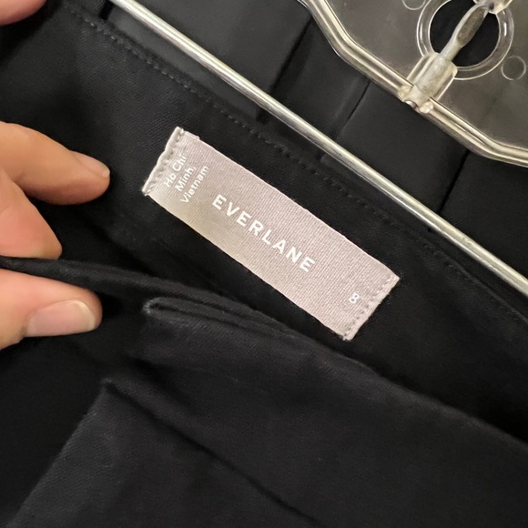 Everlane Fixed Waist Stretch Cotton Pant size 8 GUC - Picture 8 of 8